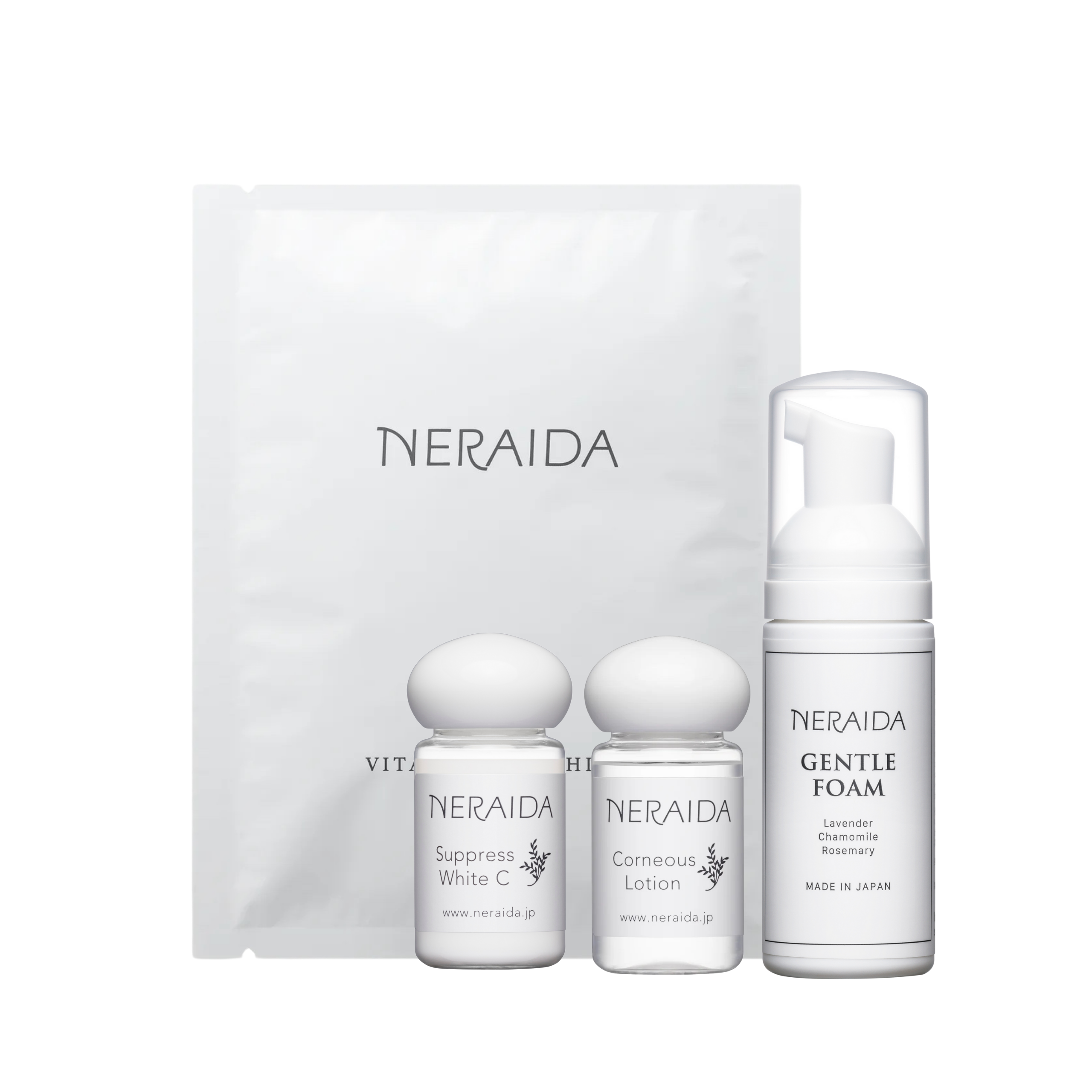 ネライダのスキンケア製品ラインナップ – NERAIDA